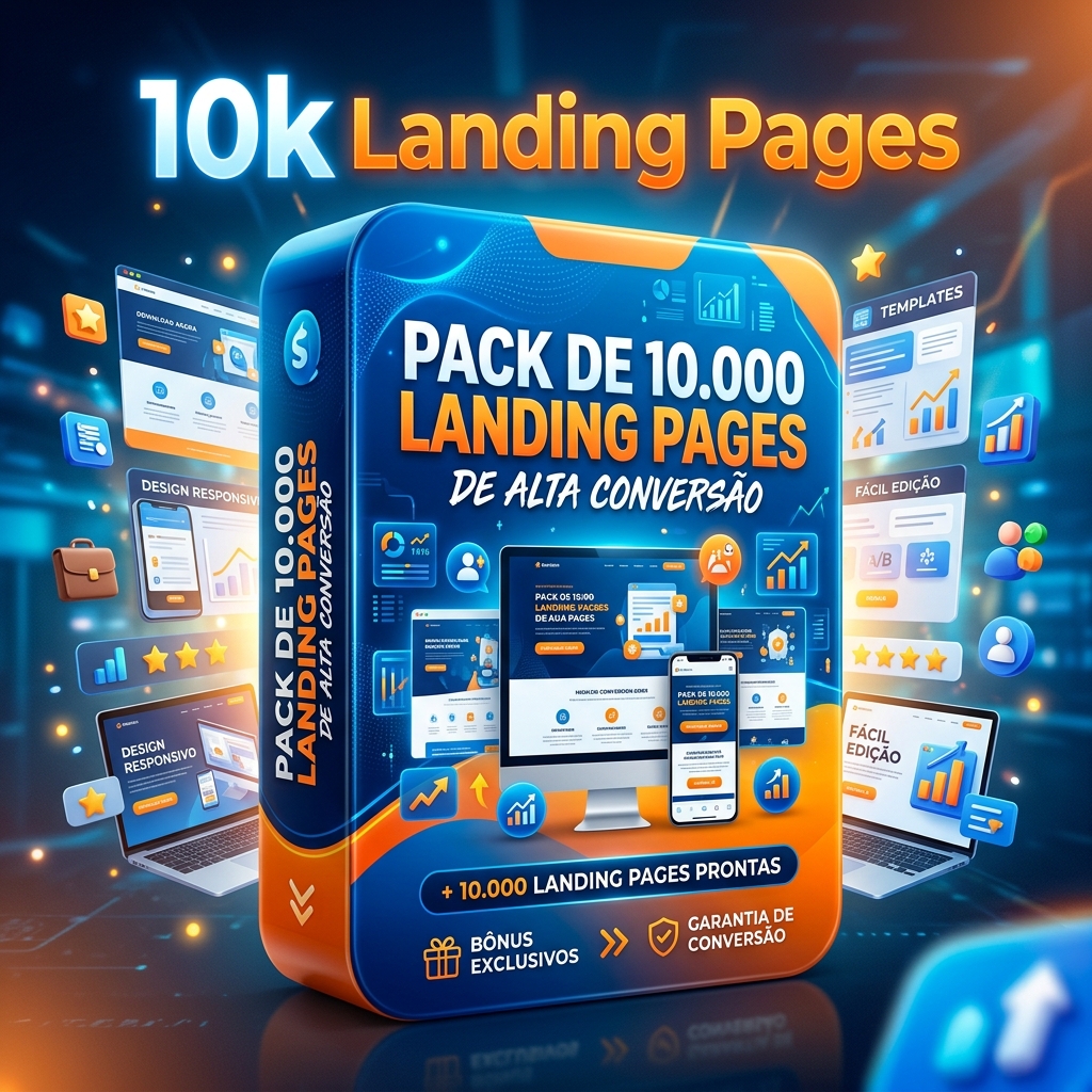 Pack de 10.000 Landing Pages de Alta Conversão